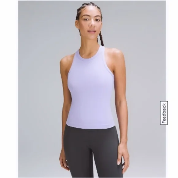 lululemon Align Waist-Length Racerback Tank Top in Lilac Smoke - Picture 1 of 11